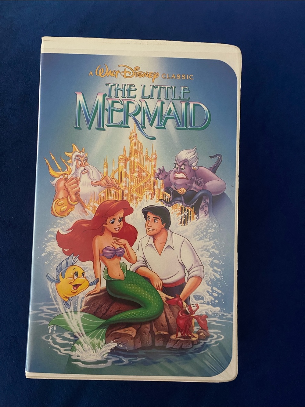 Walt Disney The Little Mermaid VHS - rare & discontinued Cover - black diamond